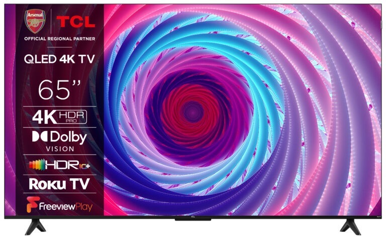 TCL 65RC650K, 165.1 cm (65"), 3840 x 2160 pixels, QLED, Smart TV, Wi-Fi, Black