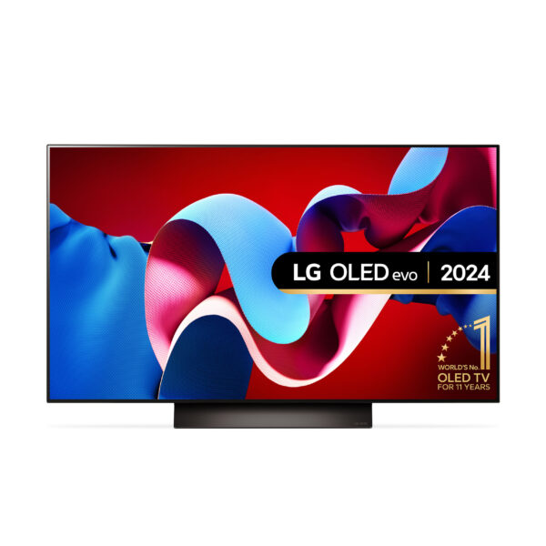 LG OLED48C46LA.AEK, 121.9 cm (48"), 3840 x 2160 pixels, OLED evo, Smart TV, Wi-Fi, Brown