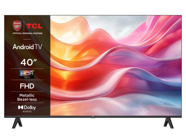 TCL S54 Series 40S5400AK, 101.6 cm (40"), 1920 x 1080 pixels, LED, Smart TV, Wi-Fi, Black