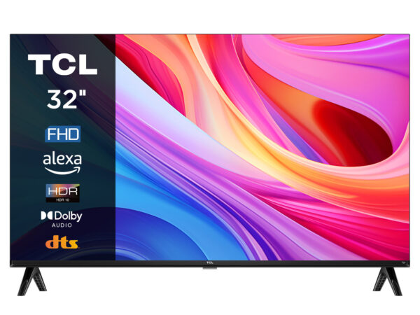 TCL SF5 Serie Smart TV Full HD 32" 32SF540, HDR 10, Dolby Audio, Multisound, Android TV, 81.3 cm (32"), 1920 x 1080 pixels, LED, Smart TV, Wi-Fi, Anthracite