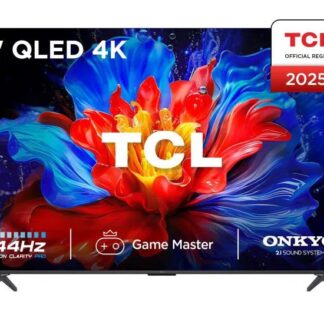 TCL 75P8K 75" 4K QLED HDR Smart TV, 190.5 cm (75"), 3840 x 2160 pixels, QLED, Smart TV, Wi-Fi, Black