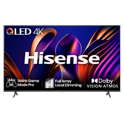 Hisense 65E7NQTUK PRO, 165.1 cm (65"), 3840 x 2160 pixels, QLED, Smart TV, Wi-Fi, Grey