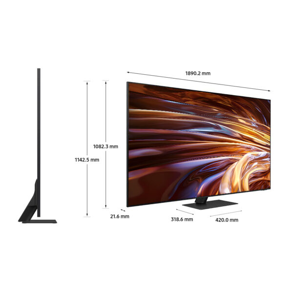 Samsung 2024 85 QN95D Neo QLED 4K HDR Smart TV, 2.16 m (85"), 3840 x 2160 pixels, Neo QLED, Smart TV, Wi-Fi, Black