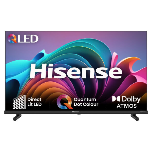 Hisense 32A5NQTUK, 81.3 cm (32"), 1920 x 1080 pixels, Full HD, QLED, Wi-Fi, Black