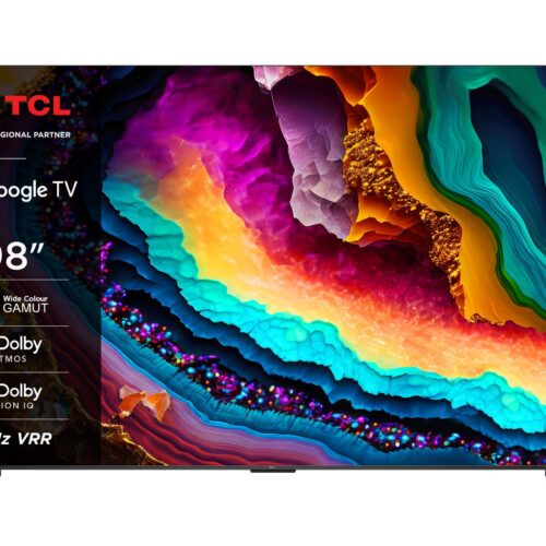 TCL P745 Series 98P745 4K LED Google TV, 2.49 m (98"), 3845 x 2160 pixels, LED, Smart TV, Wi-Fi, Black