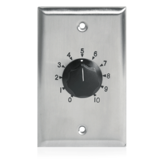 AtlasIED E408-100 Precision, Plate Mounted 100W Attenuator, 1.5DB Steps