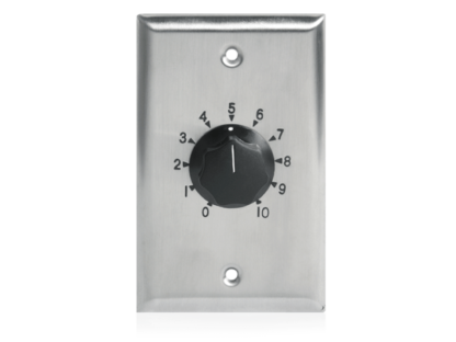 AtlasIED E408-100 Precision, Plate Mounted 100W Attenuator, 1.5DB Steps