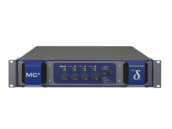 MC2 Delta 80 with Dante - 4 x 2000w Amplifier with Dante