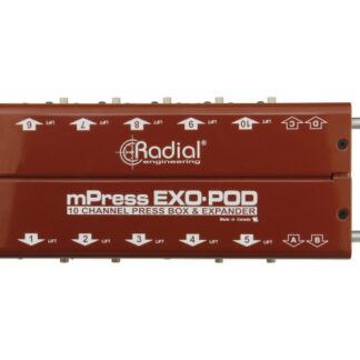 Radial Exo-Pod Broadcast Splitter