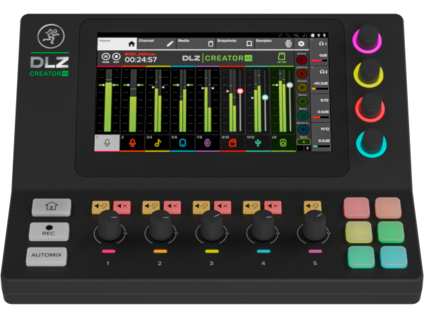 Mackie DLZ Creator XS - Compact Adaptive Digital Mixer for Podcasting and Streaming