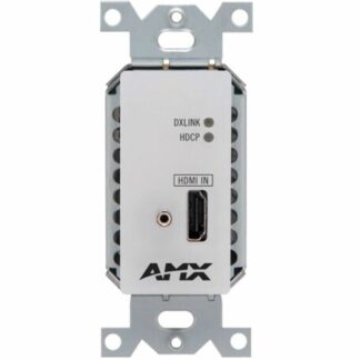 AMX DX-TX-DWP-4K-WH DXLink 4K HDMI Decor Style Wallplate Transmitters