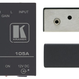 Kramer Electronics 105A, 5.0 channels, 0.03%, 80 dB, 33000 , 50 , RCA
