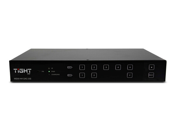 Tight AV TiGHT AV 4x2 HDMI 2.0 Matrix Switcher 18G HDMI 2.0 4x2 Matrix Switcher with USB-C