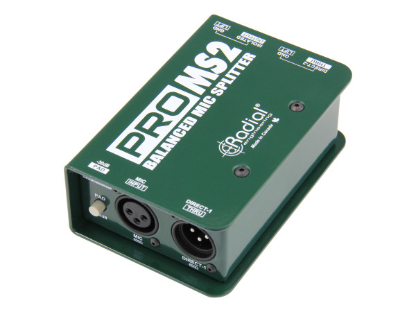 Radial ProMS2 Passive Microphone Splitter