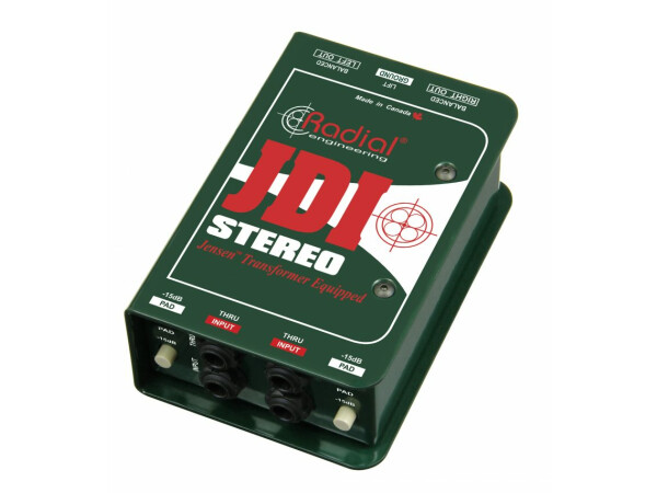 Radial Engineering JDI Stereo Premium Stereo Passive DI Direct Box