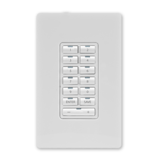 AMX MET-13E-WH - Metreau 13 Button  Ethernet Keypad - White