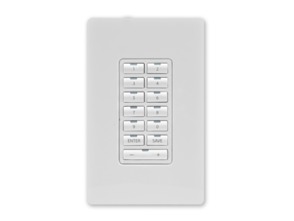 AMX MET-13E-WH - Metreau 13 Button  Ethernet Keypad - White