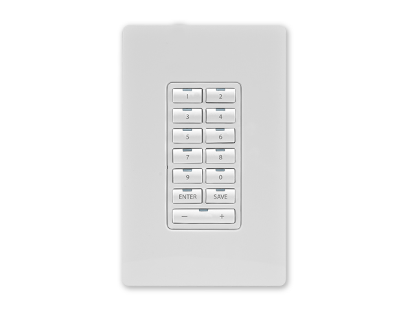 AMX MET-13E-WH - Metreau 13 Button  Ethernet Keypad - White