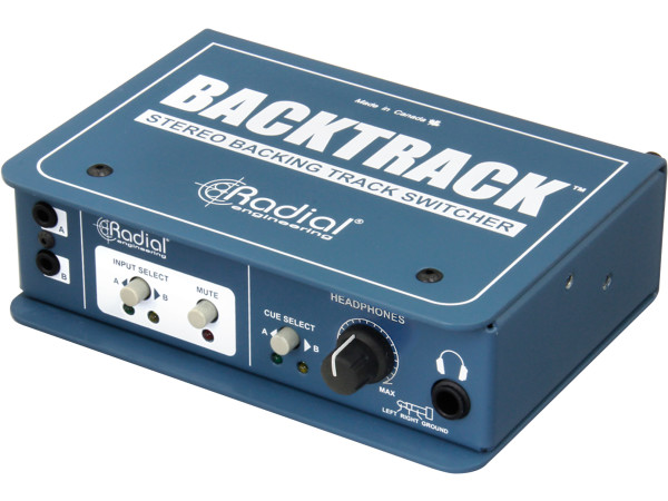 Radial Backtrack Stereo Backing Track Switcher