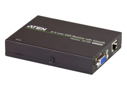 ATEN VE172R, 1920 x 1200 pixels, AV receiver, 150 m, Black