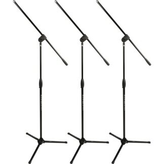 Ultimate Support MC-40B Pro (3 Pack) Short Microphone Boom Stands