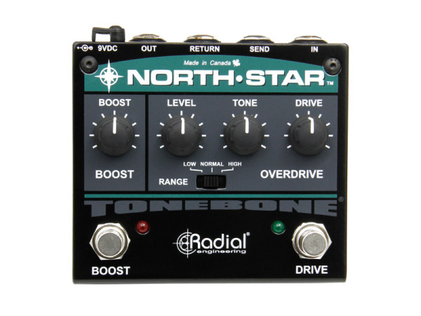 Radial North-Star - Overdrive and Power Booster with Effects Loop