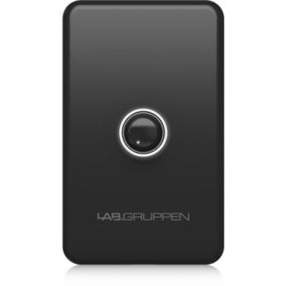 Lab Gruppen CRC-VUL-BK - Black Volume Remote Control Wall Plate in Single-Gang Format for CA, CM, CMA and CPA Series