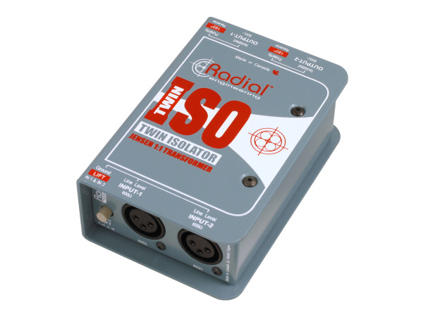 Radial Twin-Iso Two Channel Line Level Isolator - Jensen