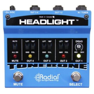 Radial Headlight - 4 Output Guitar Amp Selector
