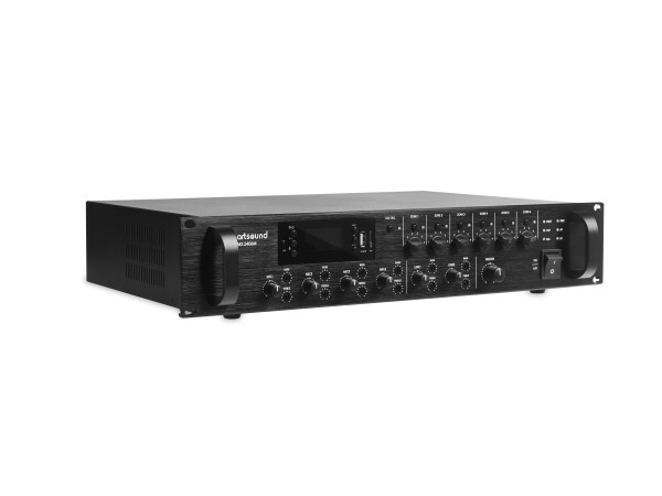 ArtSound Artsound MX-2406M - 6-Zone 19" Selective Mixing Amplifier (100V, 3U)