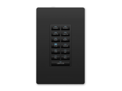 AMX MET-13E-BL Metreau 13-Button Ethernet Keypad in Black