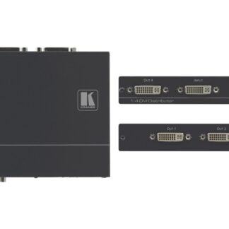 Kramer Electronics VM-400HDCPxl, 1x DVI, 4 outputs, 187.5 mm, 115 mm, 25.4 mm, 500 g