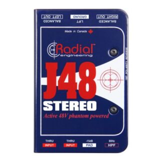 Radial J48 Stereo Phantom Powered Active Direct Box
