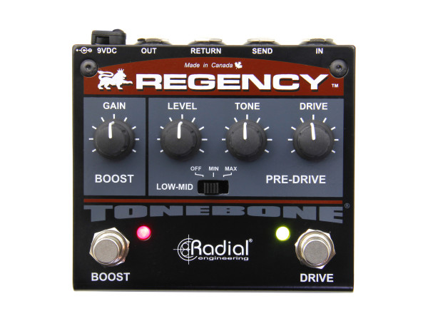 Radial Regency - Overdrive & Boost Pedal