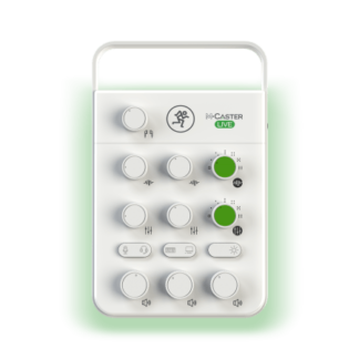 Mackie M•Caster Live Portable Live Streaming Mixer in White
