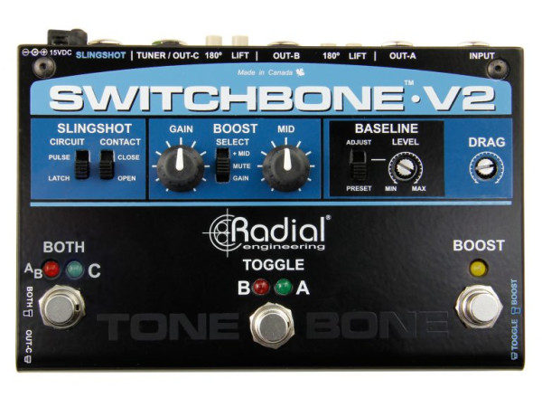 Radial Switchbone V2 - High Perfromance ABY Amp Selector