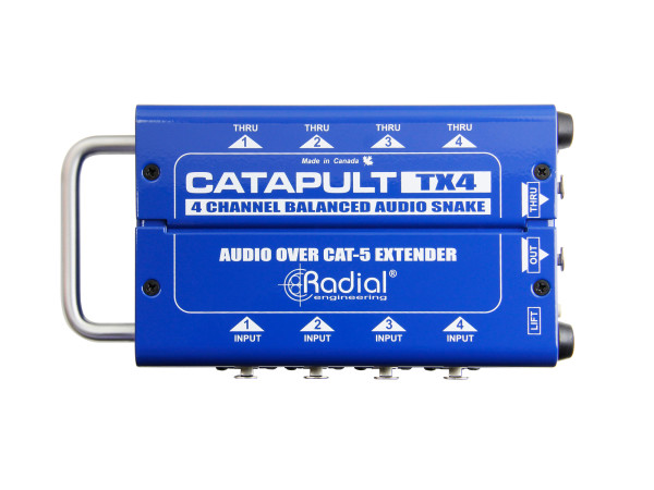 Radial Catapult TX4 4-Channel Transmitter with Balanced I/O