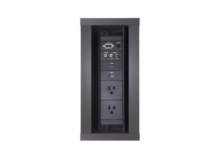 AMX HPX-900BL - 9 Module HydraPort® Unit Enclosure - Black