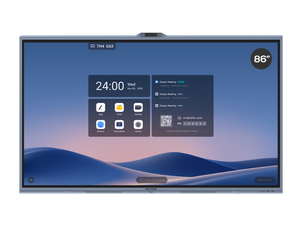Maxhub MAXHUB V8650 - XBoard V7 Series 86" 4K UHD Interactive Flat Panel Touch Screen Display