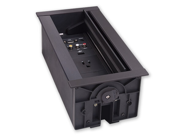 AMX HPX-600BL - 6 Module HydraPort® Unit Enclosure - Black