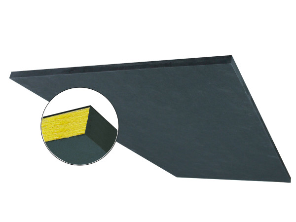 Primacoustic StratoTile with Trim edge - Black (24" x 48") T-Bar Acoustic Panel