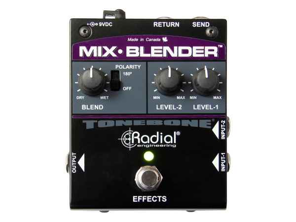 Radial Mix-Blender - Dual-function buffer, mixer & FX loop pedal