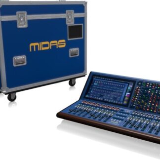 Midas HD96-24-CC-TP Live Digital Console Control Centre with 144 Input Channels, 120 Flexible Mix Buses, 96 kHz Sample Rate, 21" Touch Screen and Touring Grade Road Case