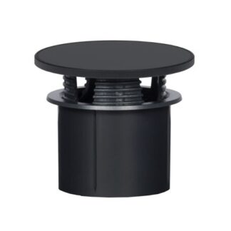 AMX HPG-20B-MB HydraPort® 2" Grommet - Matte Black in Black Metal