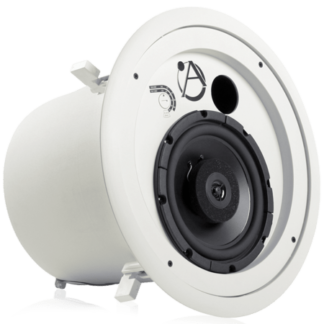 AtlasIED FAP82T 8" Coaxial In-Ceiling Speaker With 60-Watt 70/100V Transformer And Ported Enclosure