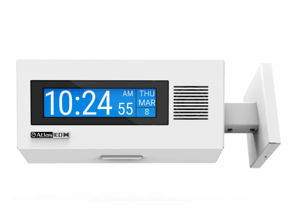 AtlasIED IP-DDS - PoE+ IP Dual Sided LCD Endpoint with Speakers and LED Flasher