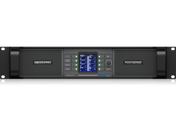 Lab Gruppen PLM 5K44 - 5000 Watt Amplifier with 4 Flexible Output Channels, Lake Digital Signal Processing and Digital Audio Networking