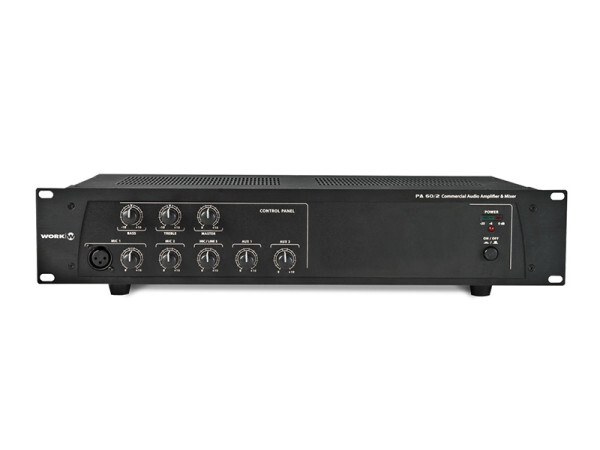 Work WorkPRO PA 60/2 - Installed Sound Amplifier with Built-in Mixer - B-Stock