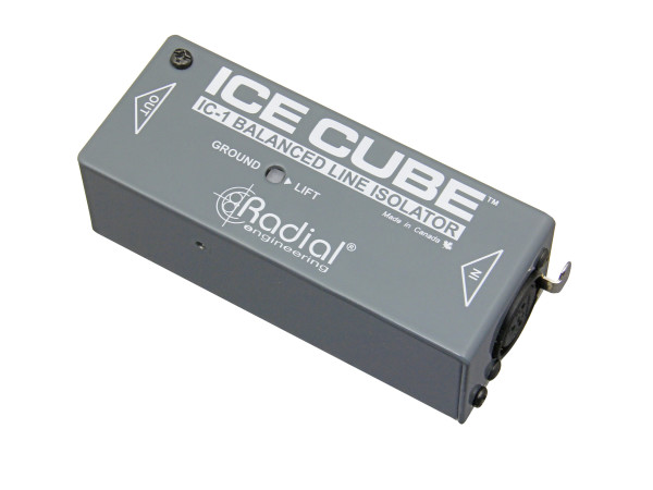 Radial Ice Cube Balanced Line Isolator and Hum Eliminator