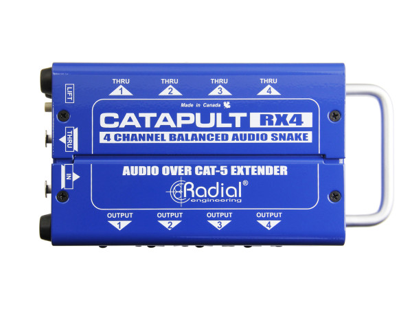 Radial Catapult RX4 4-Channel Receiver, with Balanced Outputs